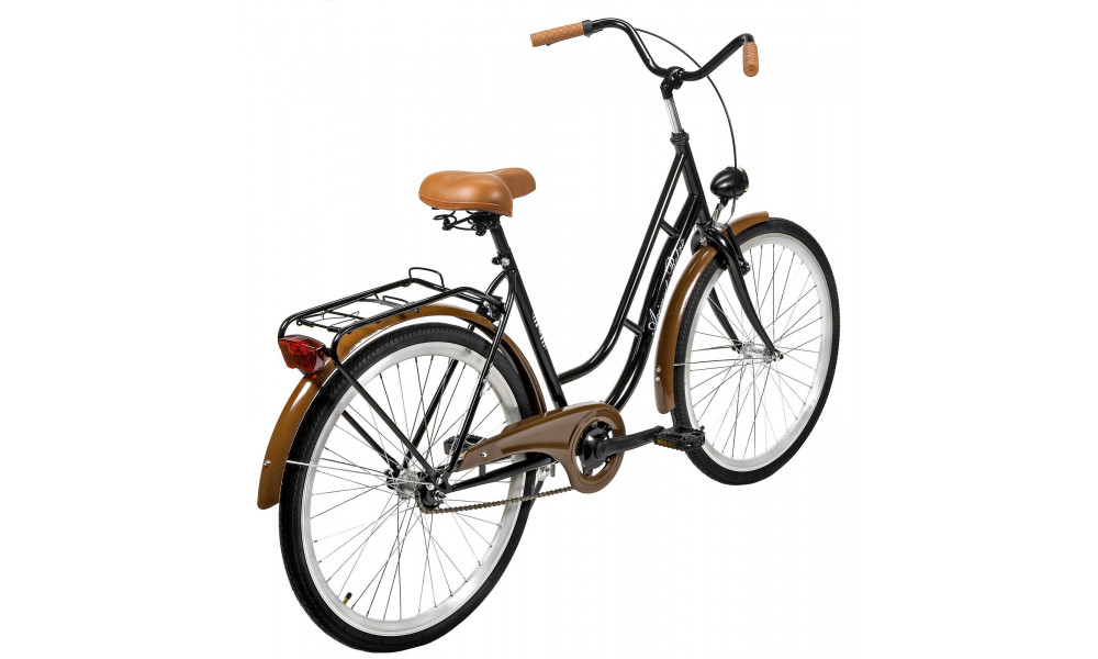 Dviratis AZIMUT Retro 26" 2025 black - 2