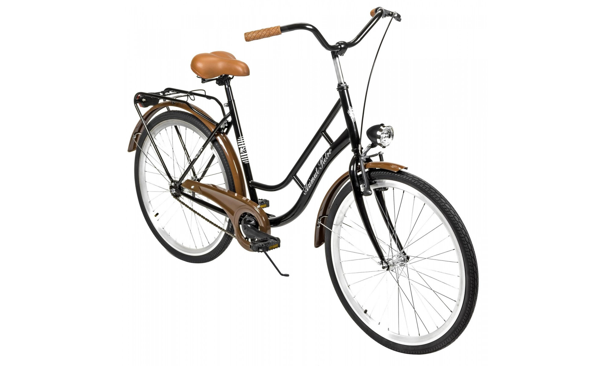 Dviratis AZIMUT Retro 26" 2025 black - 7