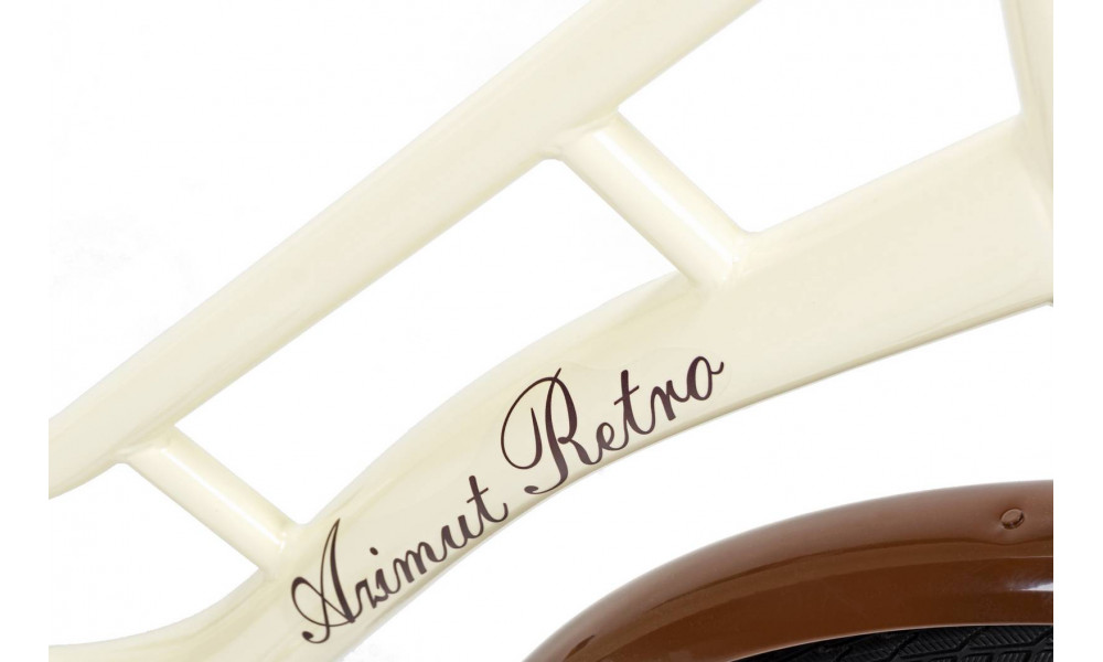 Dviratis AZIMUT Retro 28" 2025 cream - 6
