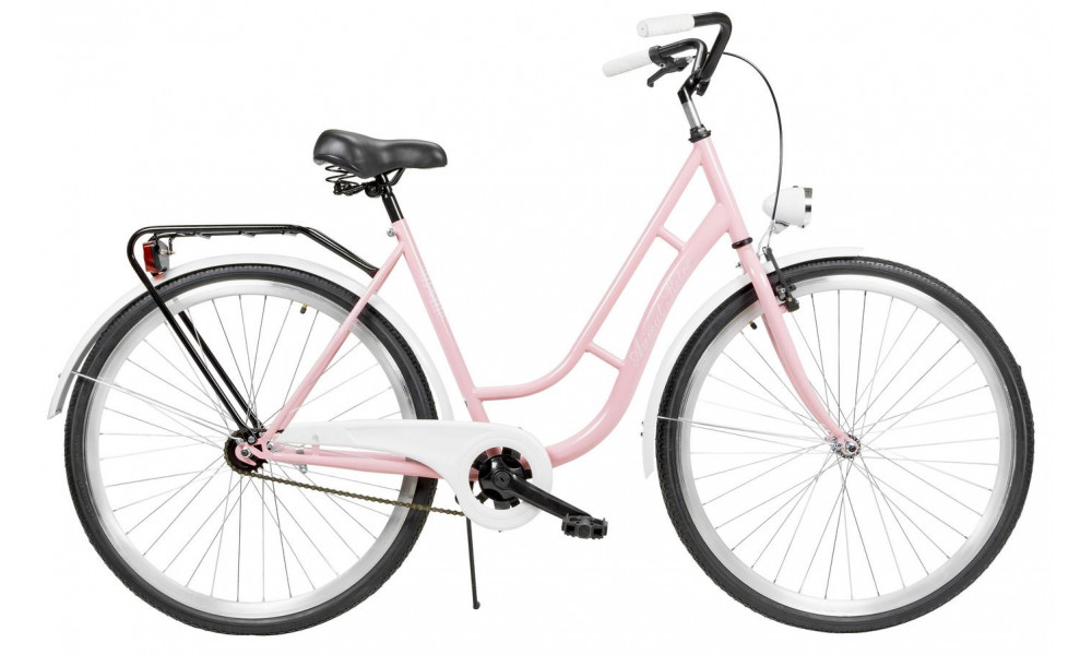 Dviratis AZIMUT Retro 28" 2025 light pink - 1