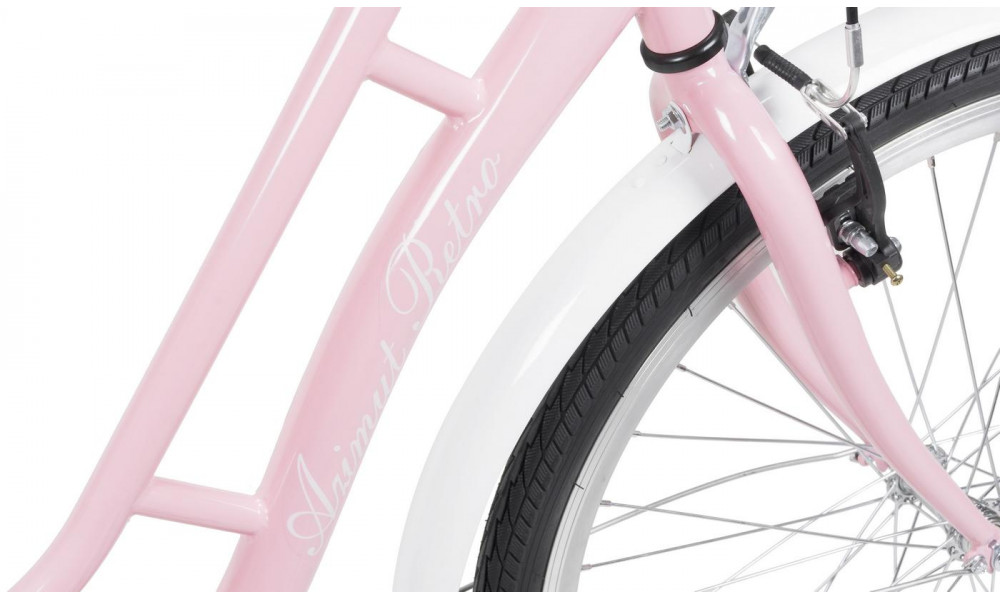 Dviratis AZIMUT Retro 28" 2025 light pink - 3