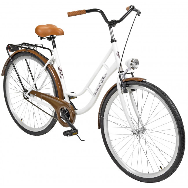Dviratis AZIMUT Retro 28" 2025 white
