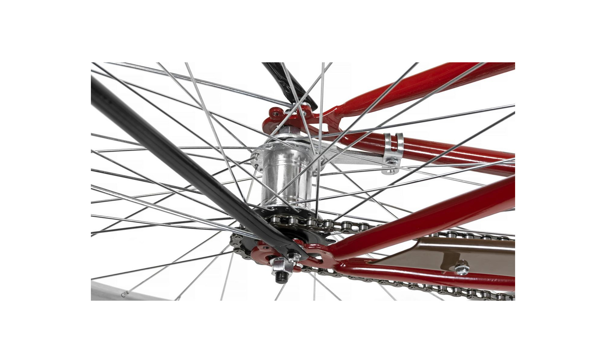 Dviratis AZIMUT City Lux 26" 2025 bordo-brown - 3