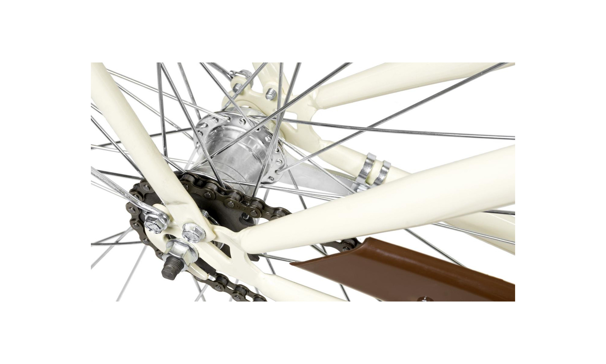 Dviratis AZIMUT City Lux 26" 2025 cream-brown - 3