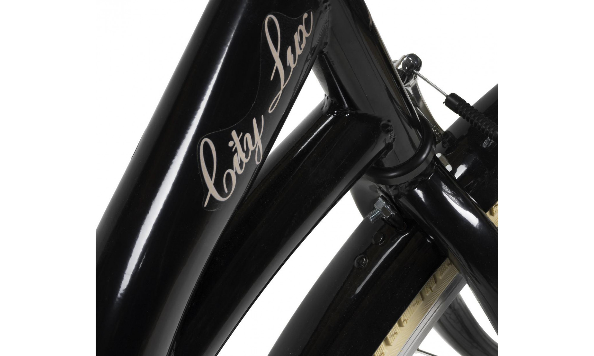 Dviratis AZIMUT City Lux 26" 2025 black-cream - 3