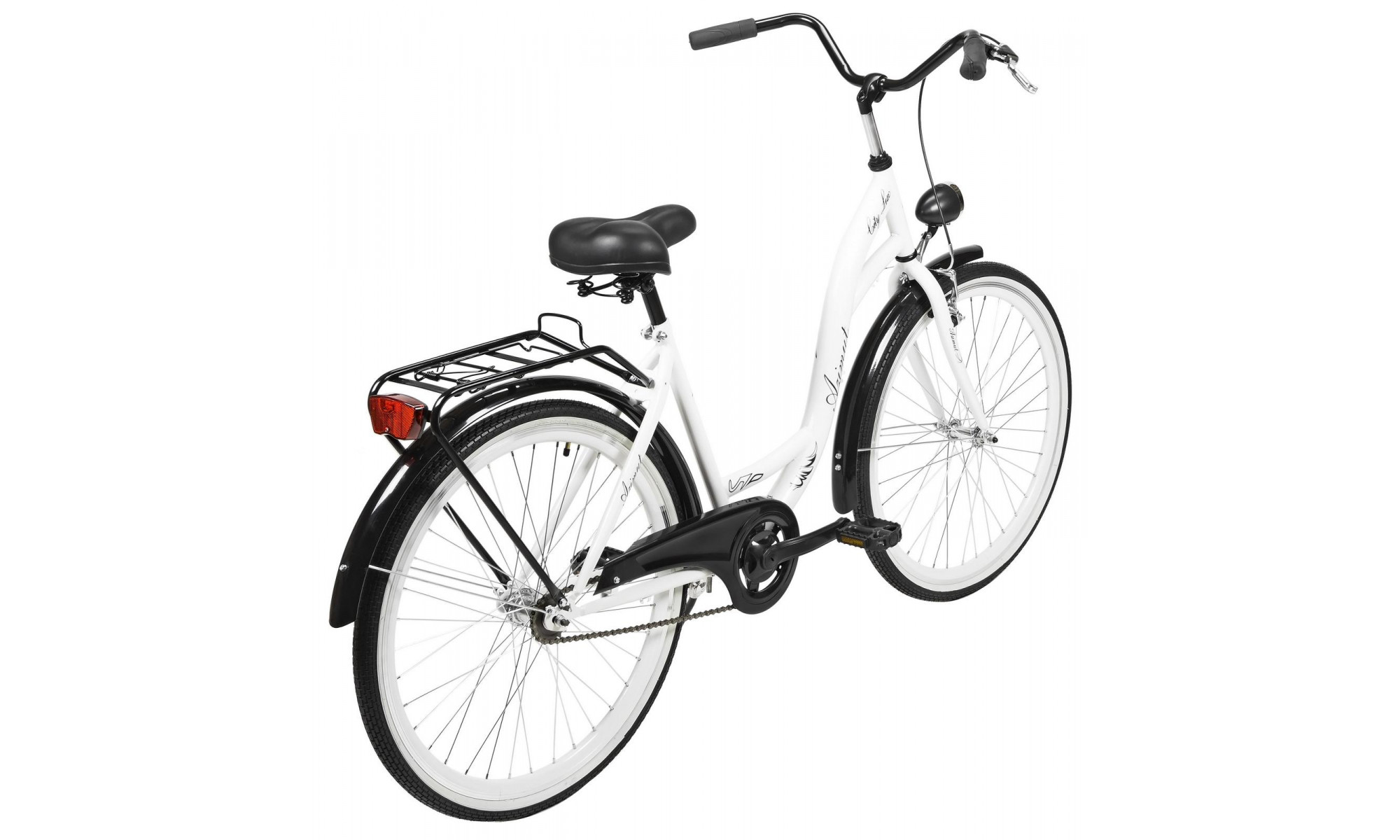 Dviratis AZIMUT City Lux 26" 2025 white-black - 1