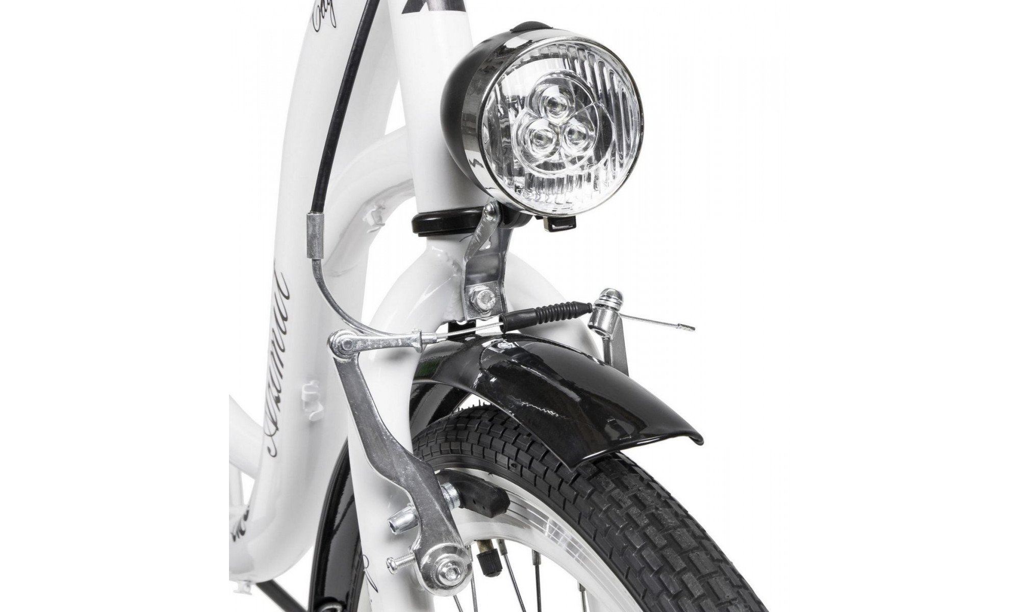 Dviratis AZIMUT City Lux 26" 2025 white-black - 4