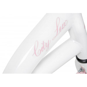 Dviratis AZIMUT City Lux 28" 2025 white-pink
