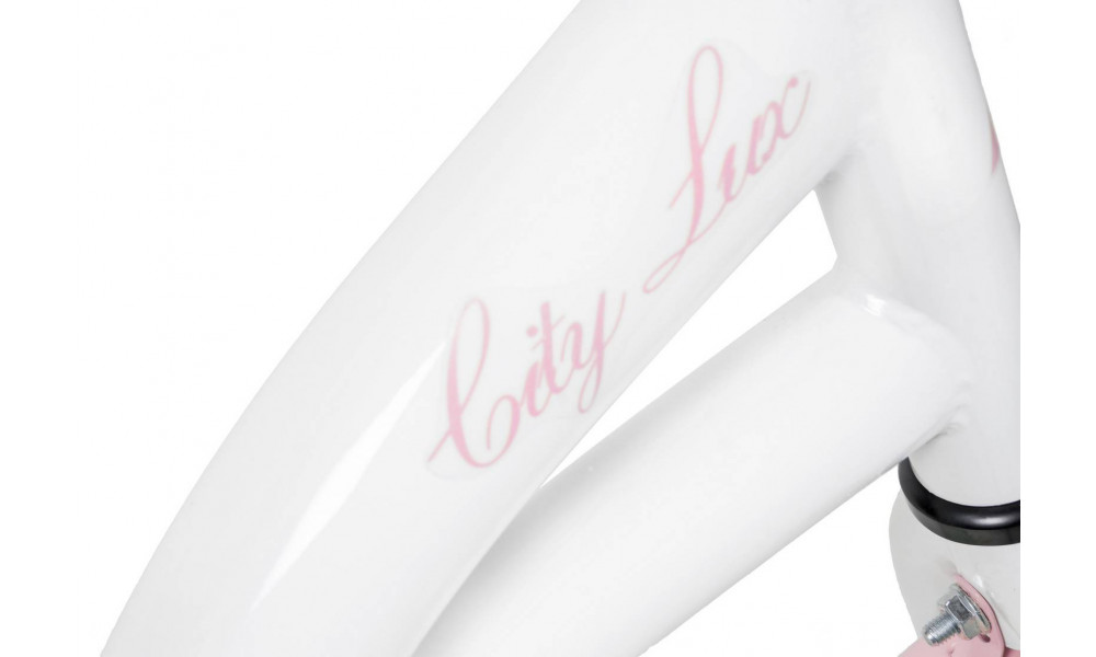 Dviratis AZIMUT City Lux 28" 2025 white-pink - 1