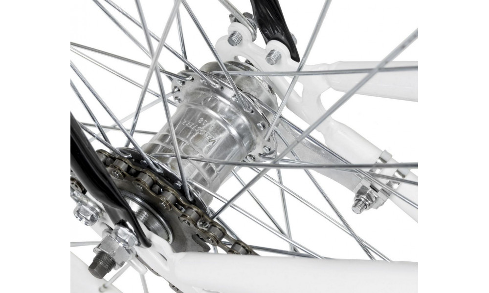 Dviratis AZIMUT City Lux 28" 2025 white-black - 5