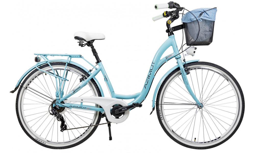 Dviratis AZIMUT Sarema 28" ALU TX-7 2024 turquoise - 1