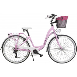 Dviratis AZIMUT Sarema 28" ALU TX-7 2025 pink