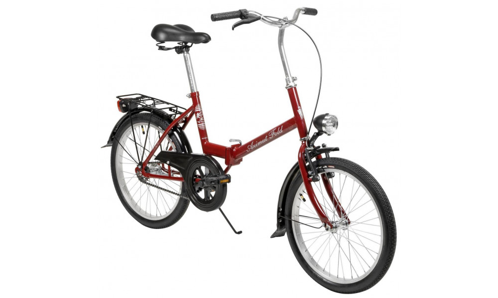 Dviratis AZIMUT Fold 20" 2025 burgund - 9