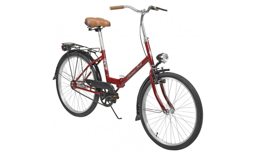 Dviratis AZIMUT Fold 24" 2025 burgund - 9