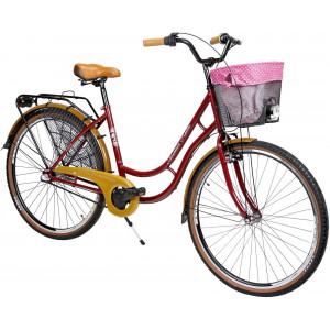 Dviratis AZIMUT Holland Retro 28" 3-speed 2025 burgund