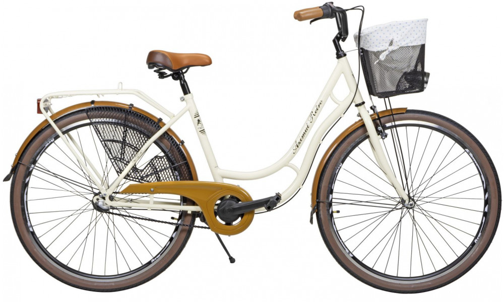 Dviratis AZIMUT Holland Retro 28" 3-speed 2025 cream 