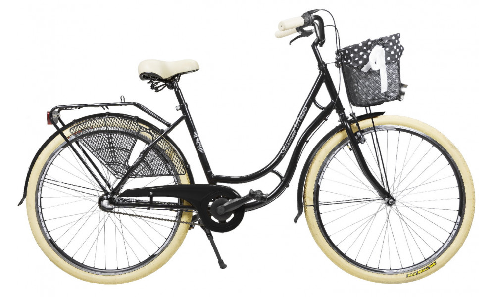 Dviratis AZIMUT Holland Retro 28" 3-speed 2025 black 