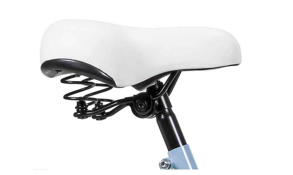 Dviratis AZIMUT City Lux 26" 2025 su krepšeliu light blue-white - 2