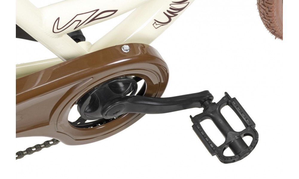 Dviratis AZIMUT City Lux 26" 2025 su krepšeliu cream-brown - 5