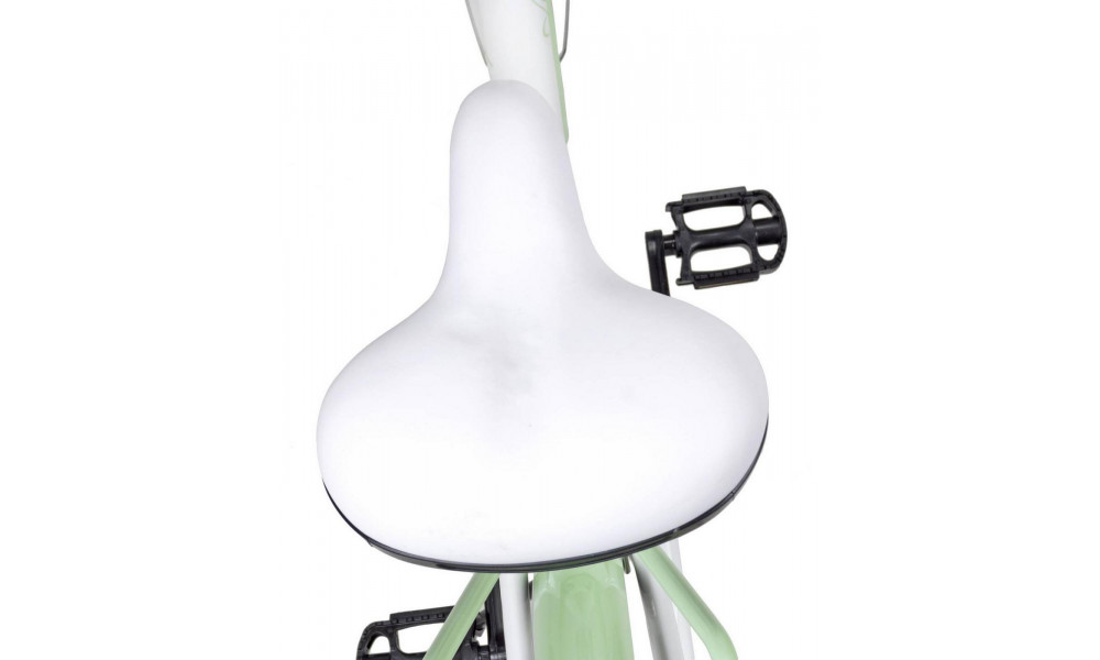 Dviratis AZIMUT City Lux 28" 2025 su krepšeliu white-mint - 6