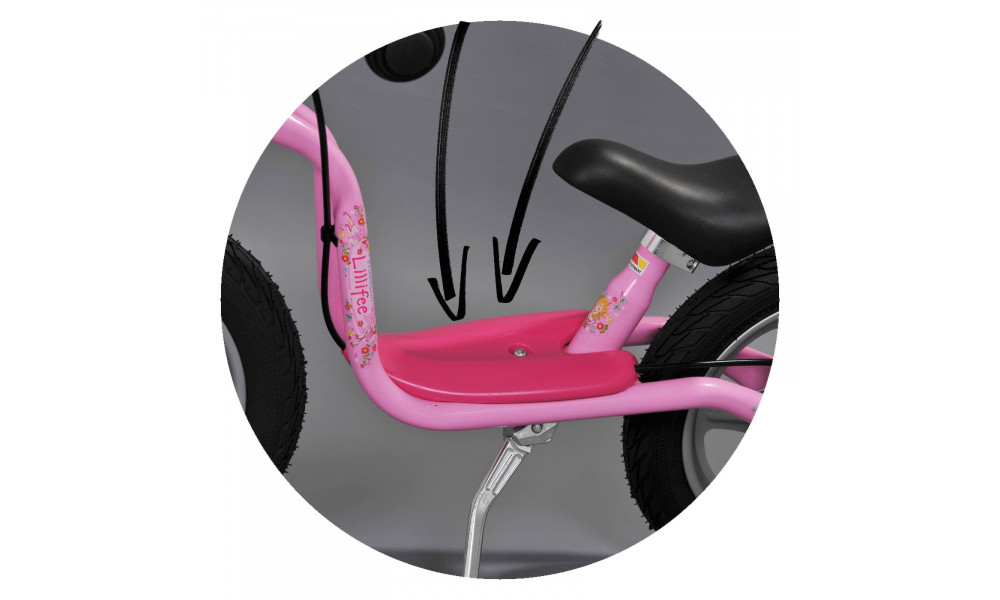 Balansinis dviratukas PUKY LR 1Br rose pink - 4