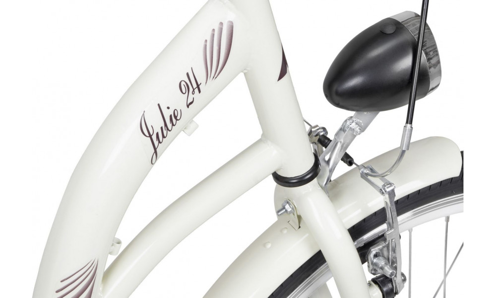 Dviratis AZIMUT Julie 24" 2025 light cream - 2