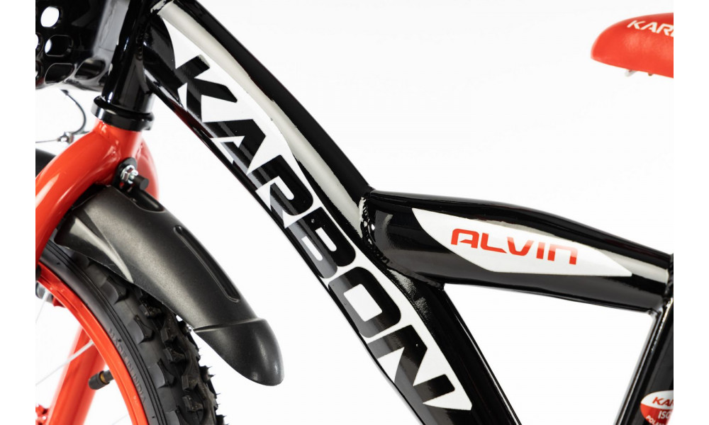 Dviratis Karbon Alvin 18 black-red - 5