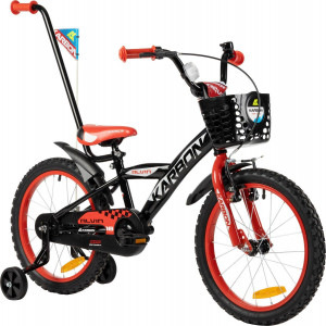 Dviratis Karbon Alvin 18 black-red Dviratis Karbon Alvin 18 black-red