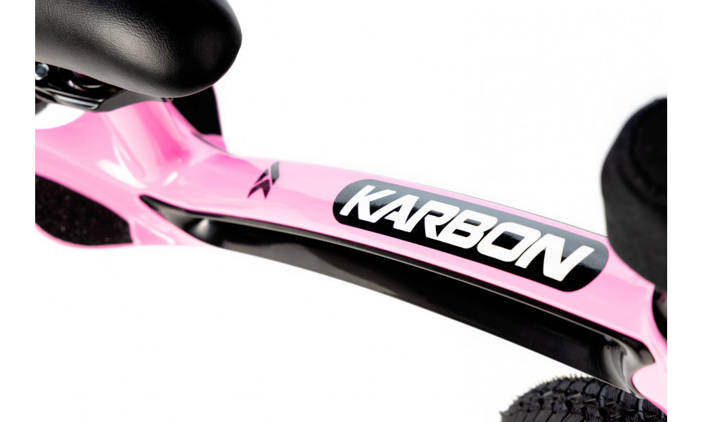 Balansinis dviratukas Karbon First pink-black - 4