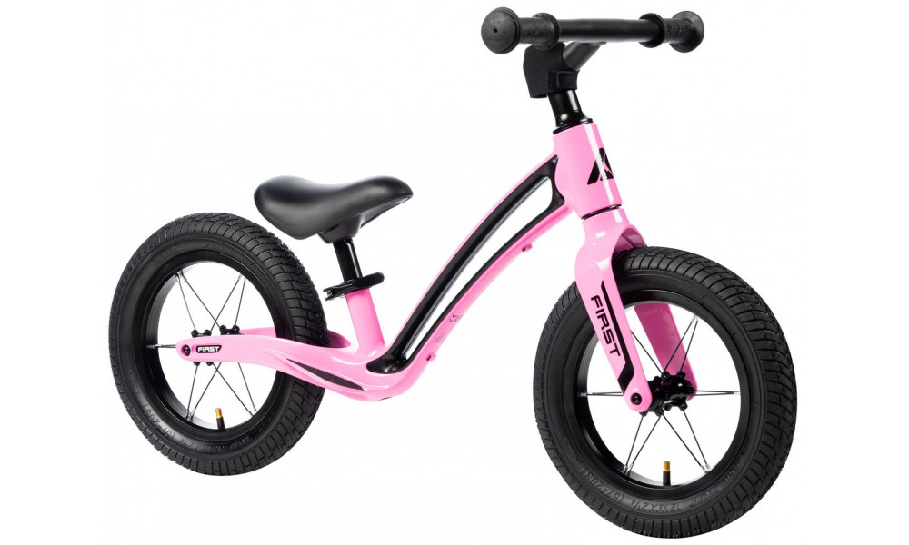 Balansinis dviratukas Karbon First pink-black - 6