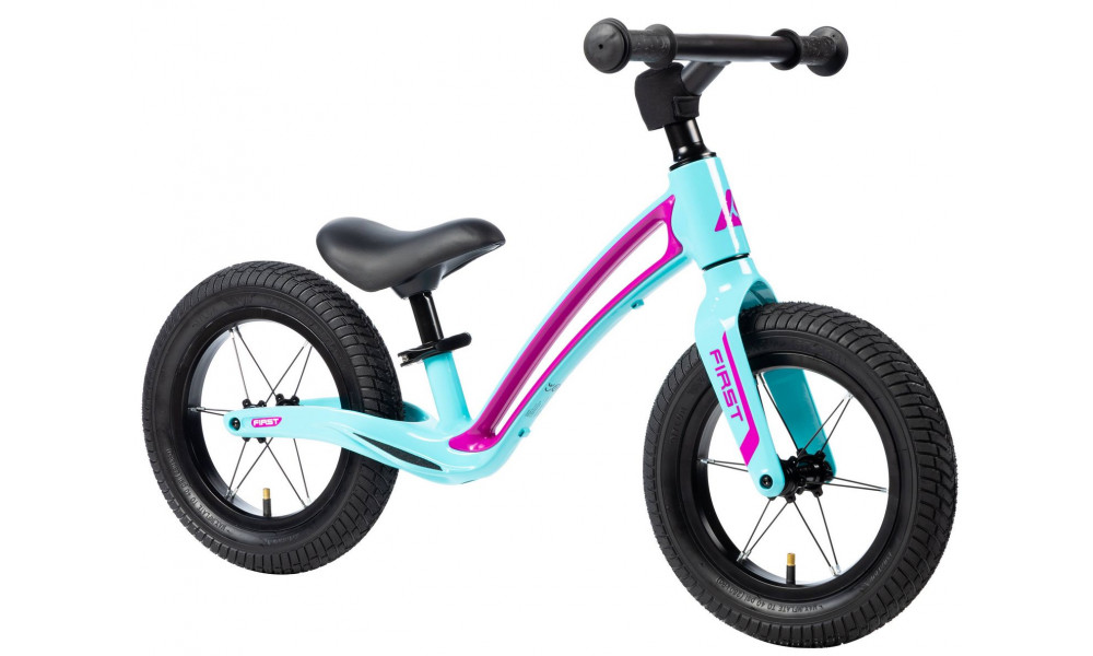 Balansinis dviratukas Karbon First blue-pink - 7
