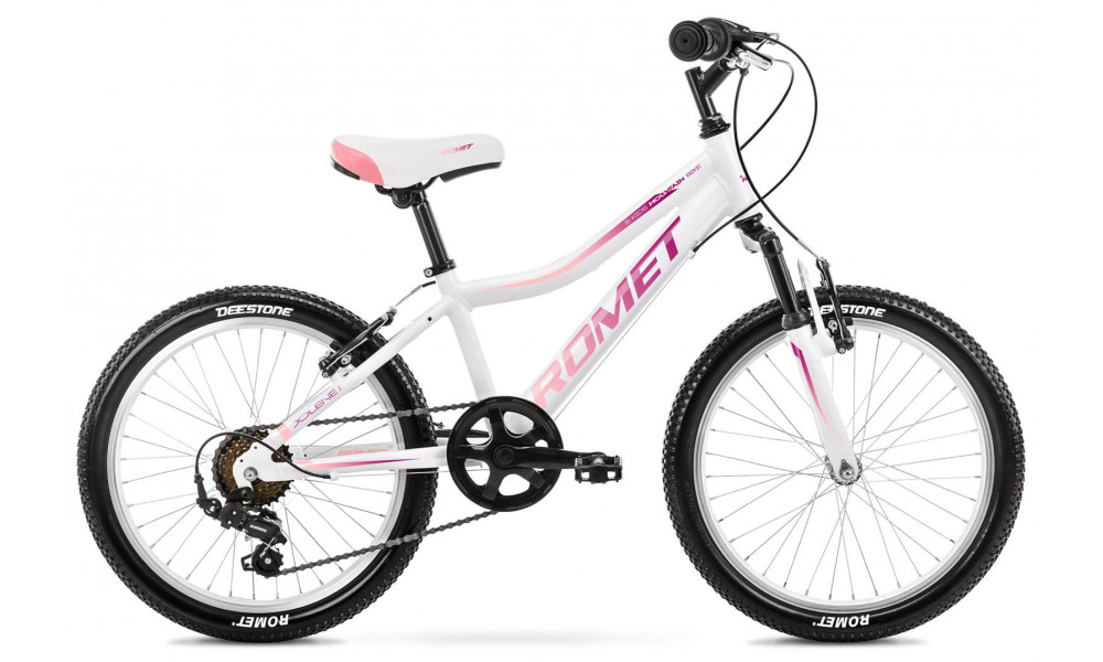 Dviratis Romet Jolene 20 KID 2 Alu 2022 white-violet 
