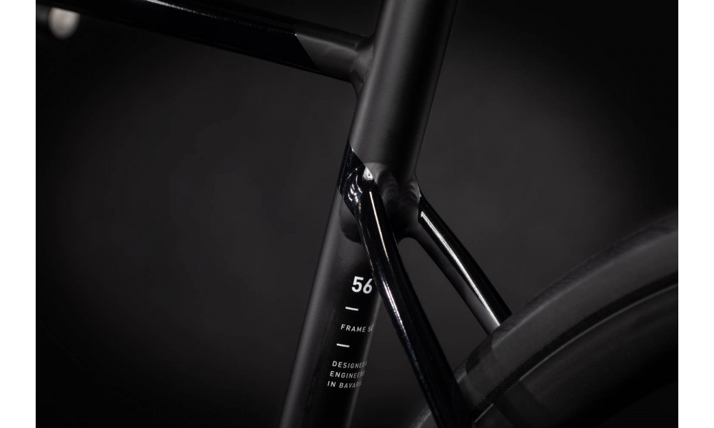 Dviratis Cube Attain Race black'n'white 2021 - 3