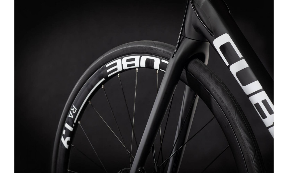 Dviratis Cube Attain Race black'n'white 2021 - 4