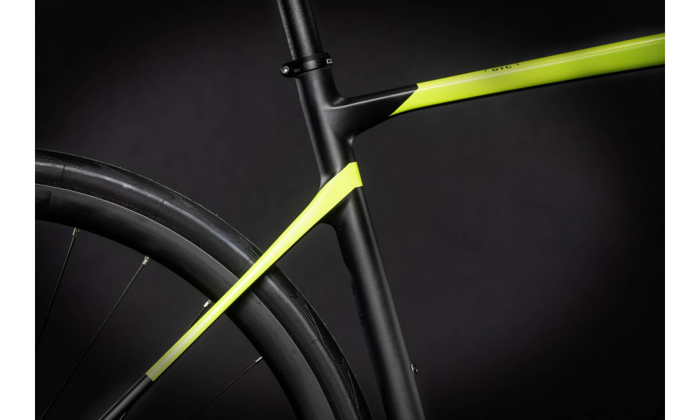 Dviratis Cube Attain GTC Race carbon'n'flashyellow 2021 - 3