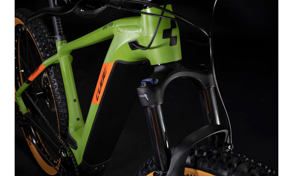Elektrinis dviratis Cube Reaction Hybrid EX 625 29 green'n'orange 2020 - 2
