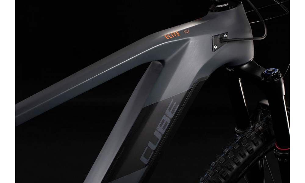Elektrinis dviratis Cube Elite Hybrid C:62 Race 625 29 grey'n'orange 2020 - 2