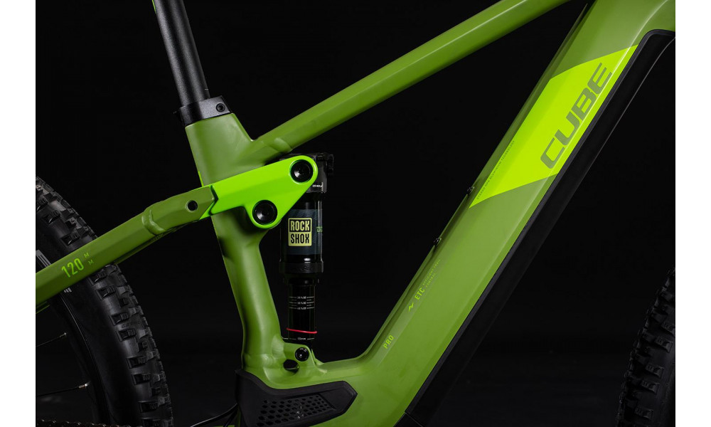 Elektrinis dviratis Cube Stereo Hybrid 120 Pro 625 29 green'n'green 2020 - 4