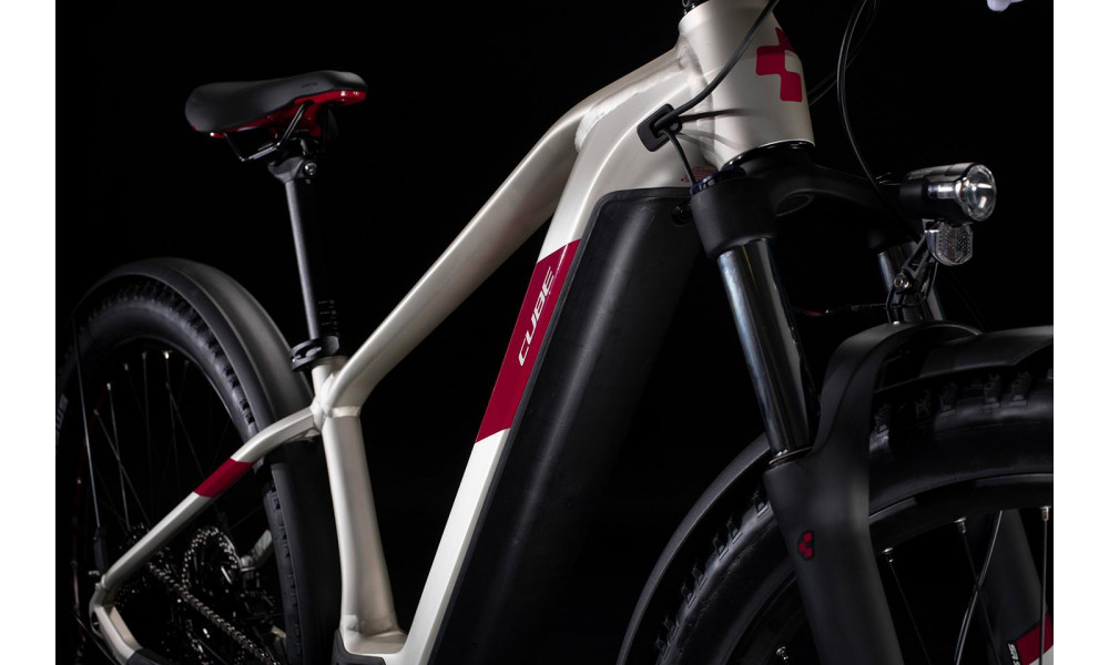 Elektrinis dviratis Cube Access Hybrid EX 500 Allroad 29 titan'n'berry 2020 - 1