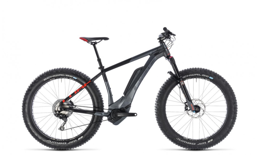Elektrinis dviratis Cube Nutrail Hybrid 500 iridium'n'red 2020 