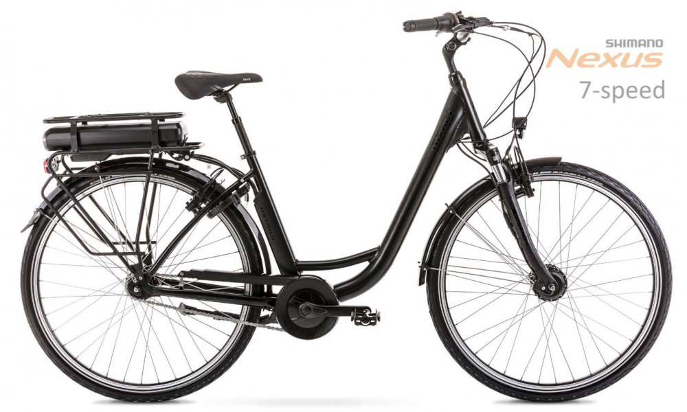 Elektrinis dviratis Romet Metron 2020 black 