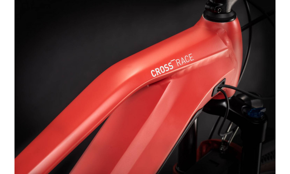 Elektrinis dviratis Cube Cross Hybrid Race 625 Allroad Trapeze red'n'grey 2021 - 1