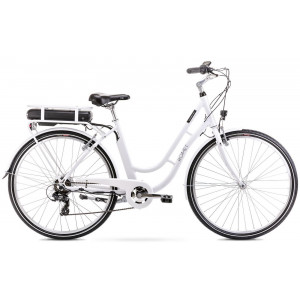 Elektrinis dviratis Romet Legend 28" white Elektrinis dviratis Romet Legend 28" white