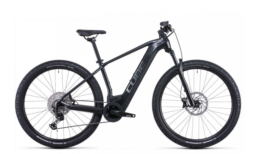 Elektrinis dviratis Cube Reaction Hybrid Race 625 29 grey'n'metal 2022 