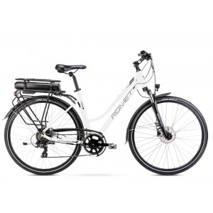 Elektrinis dviratis Romet Gazela RM 1 28" 2022 white-black