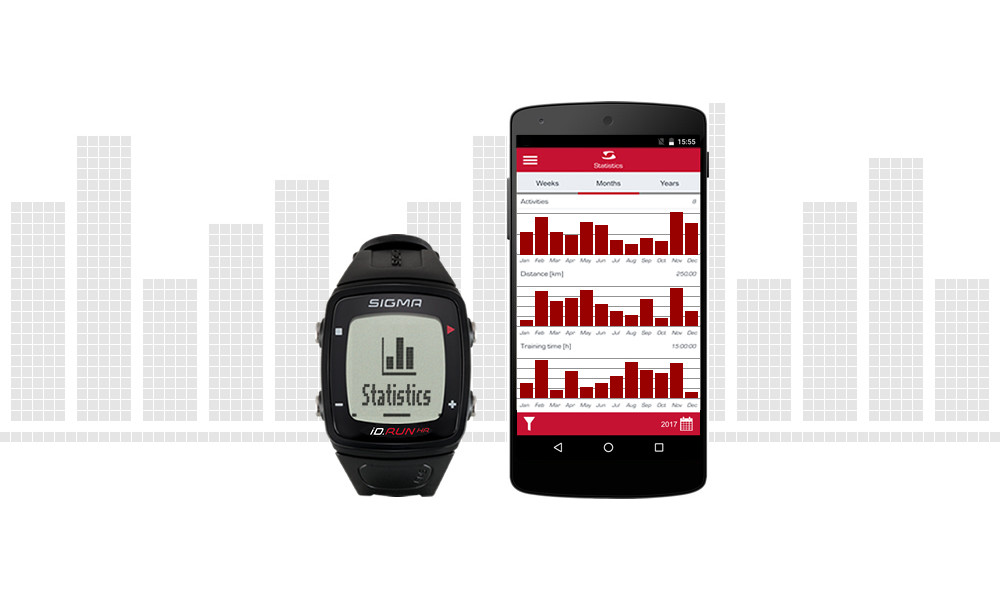 Sportinis laikrodis / pulsometras SIGMA iD.RUN HR GPS black - 4