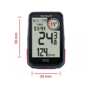 Dviračio kompiuteris SIGMA ROX 4.0 GPS Black