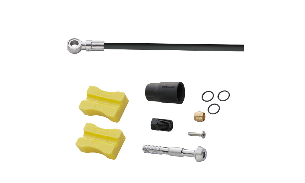 Diskinių stabdžių žarnelė Shimano XTR/XT/SLX/Alfine SM-BH90-SB Banjo 1000mm black - 1