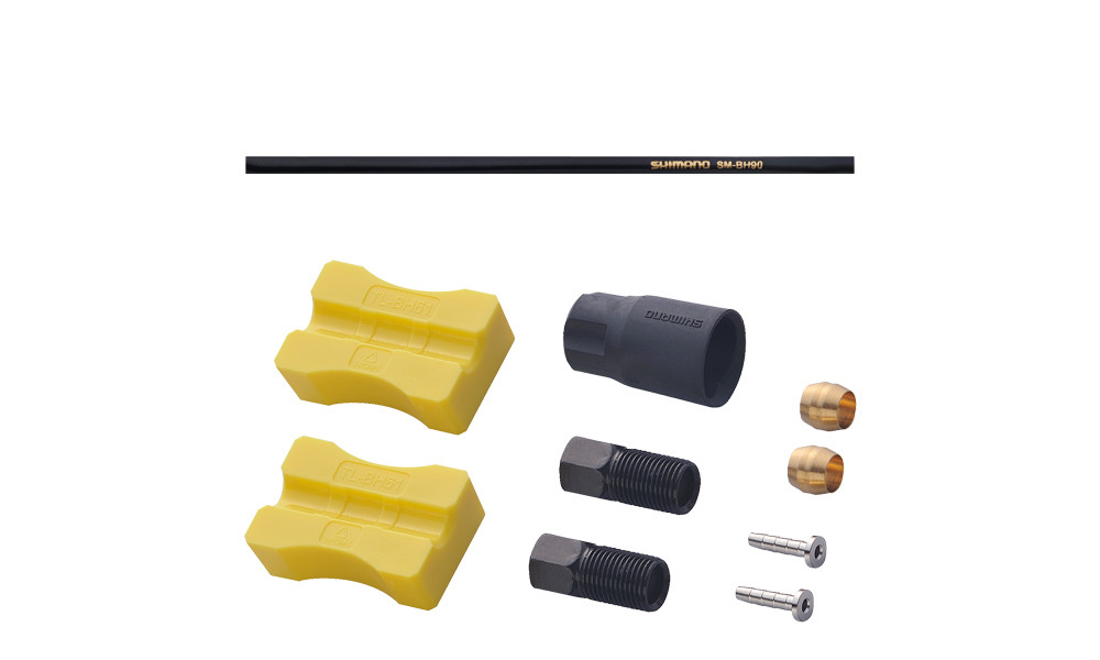 Diskinių stabdžių žarnelė Shimano XTR/Deore/LX SM-BH90 SS 1000mm black 