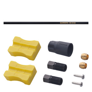 Diskinių stabdžių žarnelė Shimano XTR/Deore/LX SM-BH90 SS 1700mm black